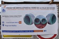 Lancement des travaux de construction de l'émissaire marin : revivez en images les temps forts 