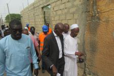 Revivez en images la visite du DG de l’ONAS des réalisations du réseau de drainage des eaux pluviales de Gouye Mouride à Rufisque 