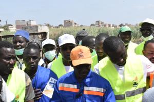 « Sétal Sunu Rèew » : L’ONAS sensibilise et attaque le faucardage du bassin de Nietty Mbar « Sétal Sunu Rèew » : L’ONAS sensibilise et attaque le faucardage du bassin de Nietty Mbar
