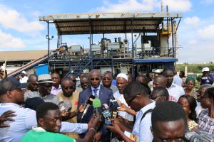  Lansana Gagny Sakho Directeur Général de l'ONAS « Aucune goutte de l’Omniprocessor n’est commercialisée »