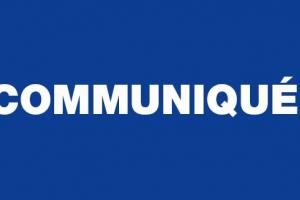 COMMUNIQUÉ COMMUNIQUÉ