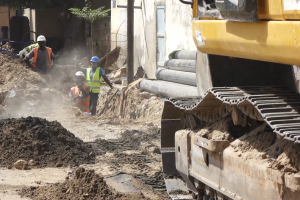 Assainissement : Démarrage des travaux pour le tout-à -l’égout Assainissement : Démarrage des travaux pour le tout-à -l’égout