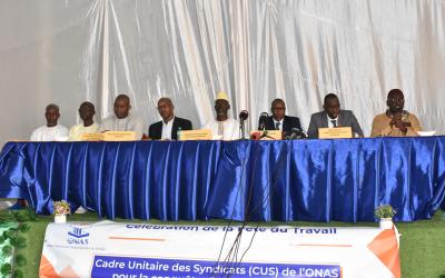 ONAS / REMISE DE CACHIER DE DOLEANCES A MAMOUR DIALLO : Echanges fructueux entre les organisations syndicales et la direction générale pour de meilleures conditions