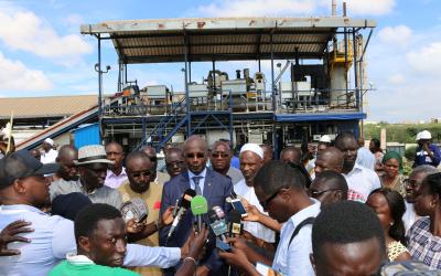  Lansana Gagny Sakho Directeur Général de l'ONAS « Aucune goutte de l’Omniprocessor n’est commercialisée »