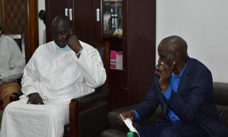 Revivez en images la visite de terrain du DG DE l'ONAS à Saly