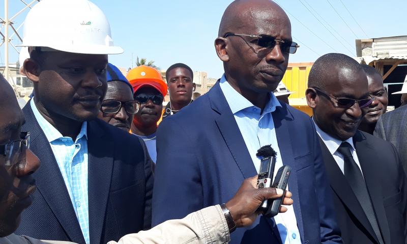 En images la visite du DG de l’ONAS à Dalifort