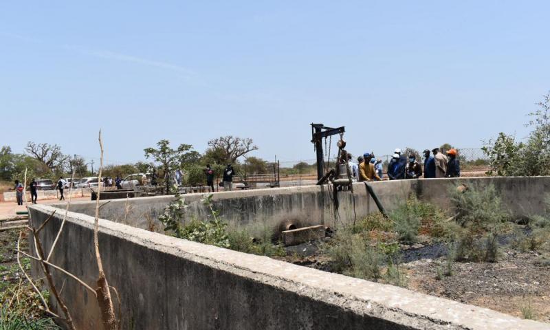 Revivez en images la visite de terrain du DG DE l'ONAS à Mbour