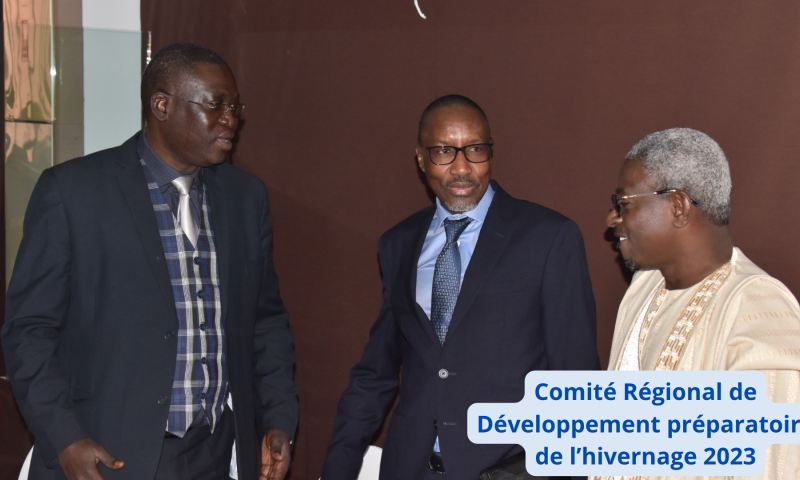 Revivez en images le Comité Régional de Développement préparatoire de l’hivernage 2023
