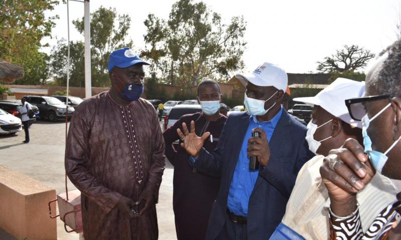 Revivez en images la visite de terrain du DG DE l'ONAS à Saly