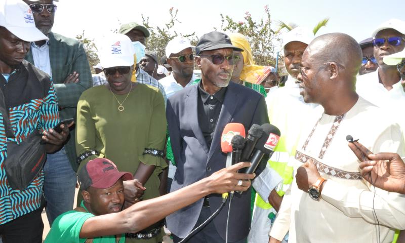 Tournée du Directeur Général de l'ONAS, Mamadou Mamour Diallo revivez en images les temps forts 