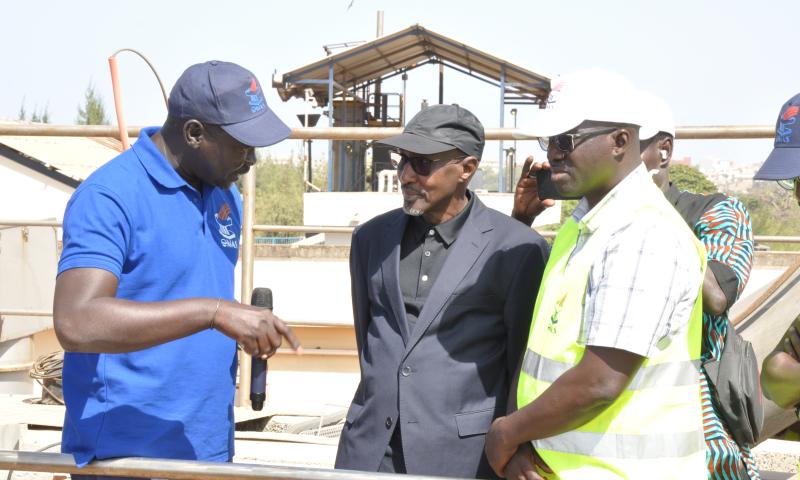 Tournée du Directeur Général de l'ONAS, Mamadou Mamour Diallo revivez en images les temps forts 