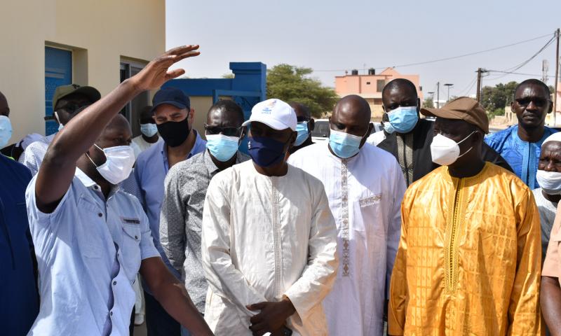 Revivez en images la visite de terrain du DG DE l'ONAS à Tivaouane