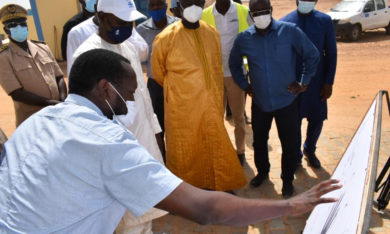 Revivez en images la visite de terrain du DG DE l'ONAS à Tivaouane