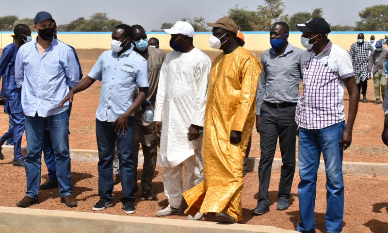 Revivez en images la visite de terrain du DG DE l'ONAS à Tivaouane