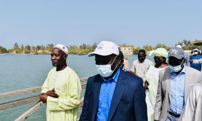 Revivez en images la visite de terrain du DG DE l'ONAS à Joal