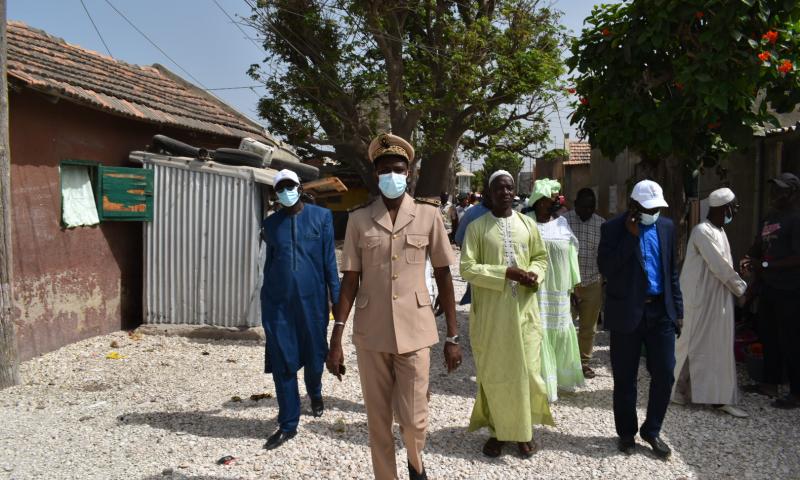 Revivez en images la visite de terrain du DG DE l'ONAS à Joal