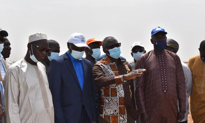 Revivez en images la visite de terrain du DG DE l'ONAS à Joal
