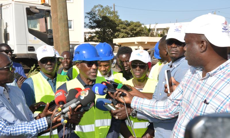 Tournée du Directeur Général de l'ONAS, Mamadou Mamour Diallo revivez en images les temps forts 