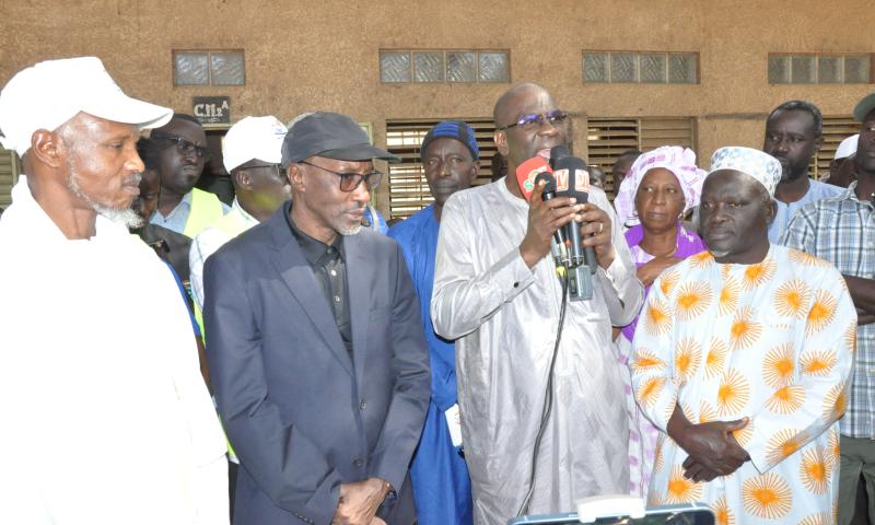Tournée du Directeur Général de l'ONAS, Mamadou Mamour Diallo revivez en images les temps forts 