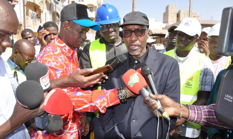 Tournée du Directeur Général de l'ONAS, Mamadou Mamour Diallo revivez en images les temps forts 