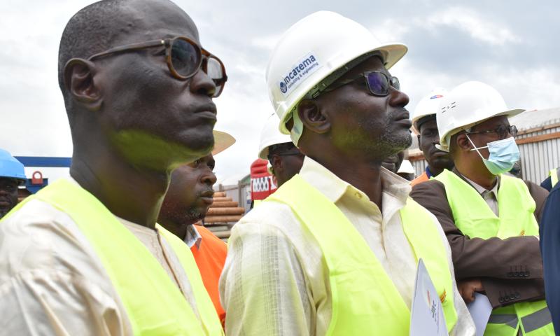 Lancement des travaux de construction de l'émissaire marin : revivez en images les temps forts 