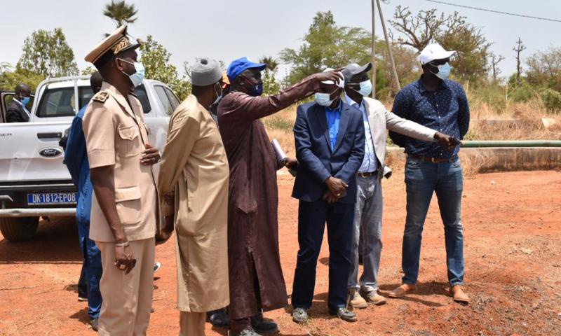 Revivez en images la visite de terrain du DG DE l'ONAS à Mbour
