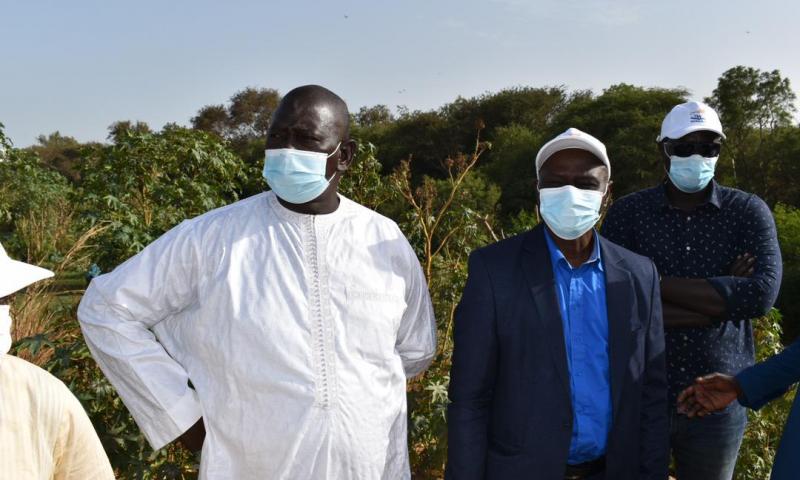 Revivez en images la visite de terrain du DG DE l'ONAS à Saly