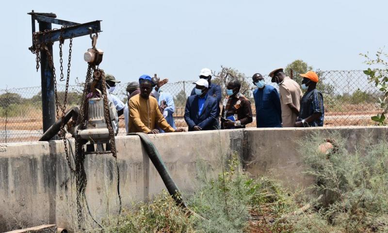 Revivez en images la visite de terrain du DG DE l'ONAS à Mbour