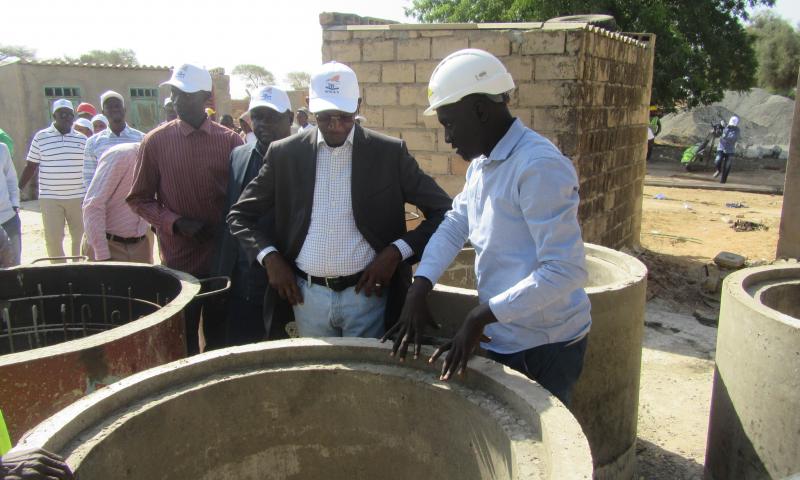 Louga : Retour en images de la visite de chantier du DG de l’ONAS 