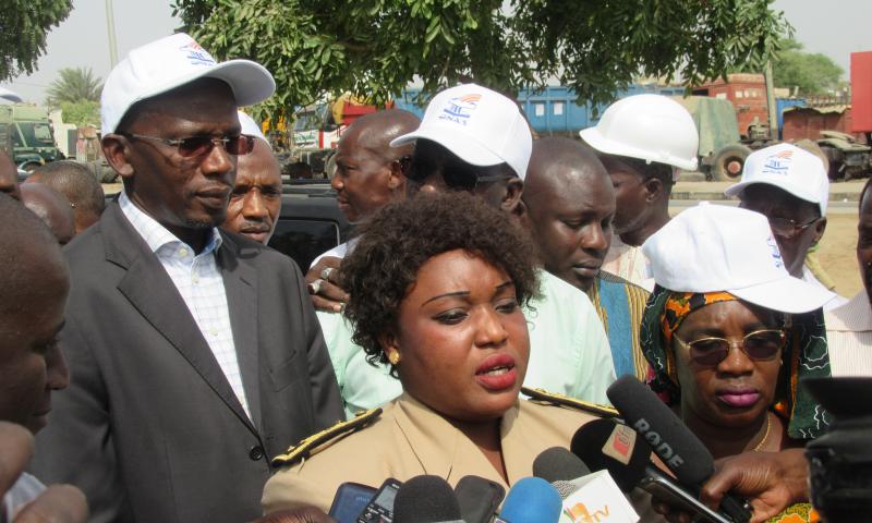 Revivez en images la visite du DG de l’ONAS des réalisations du réseau de drainage des eaux pluviales de Gouye Mouride à Rufisque 