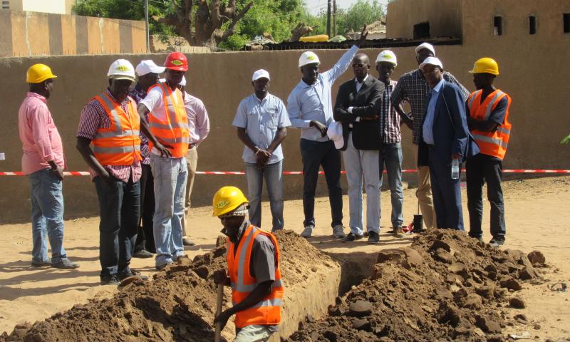 Louga : Retour en images de la visite de chantier du DG de l’ONAS 