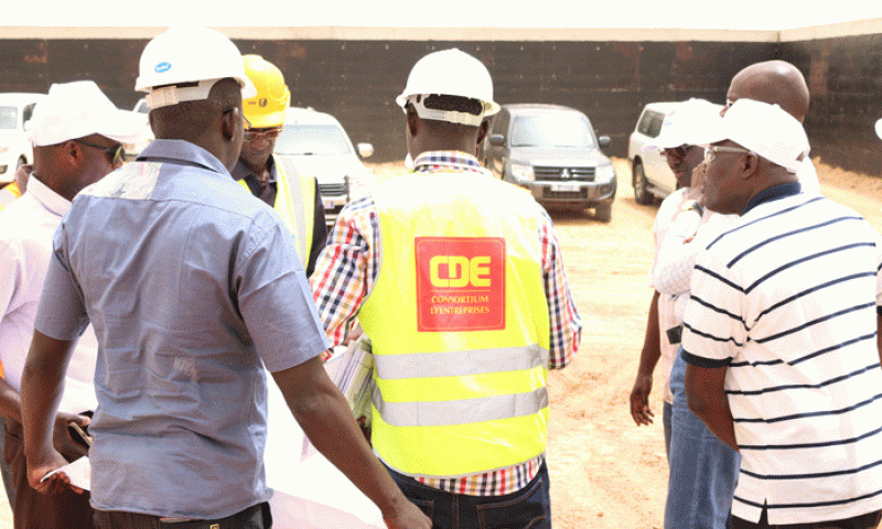 Visite de chantier du projet d'assainissement de Fatick en images 