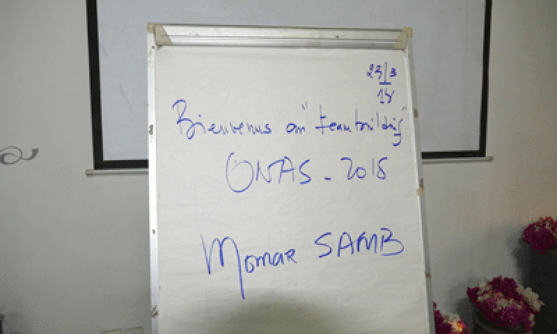 Team building 2018 : ONAS… « ON GAGNE EN ÉQUIPE » Team building 2018 : ONAS… « ON GAGNE EN ÉQUIPE »